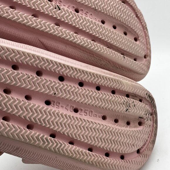 Joomra Pink Slip On Slides Sandals Comfort Cushion Pool Shower Rubber Womens 9 - Picture 5 of 5